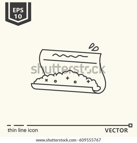 What to do if you got weed series. Vector single isolated icon logo . EPS 10. Isolated object.