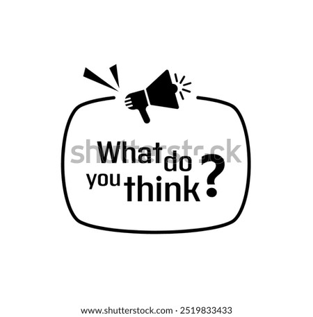 what do you think text information sign