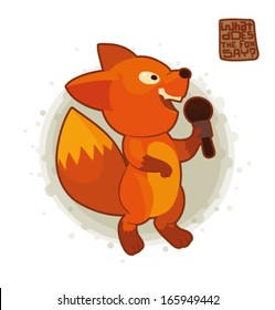 What does the fox say, vector