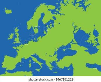 What The Europe Would Look Like If All The Ice Melted. Global Warming Raising Sea Level By 216 Feet. Explore What The World’s New Coastlines Would Look Like.