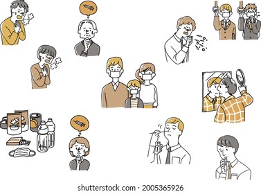 What happened to people with COVID-19