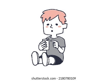 What happens when a boy who is crazy about smartphones has a smartphone for a small child
