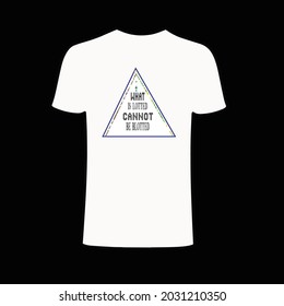 Lo que está en el montón no puede ser camiseta con manchas