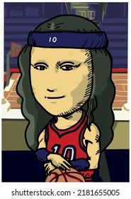 What if Mona Lisa Plays basketball