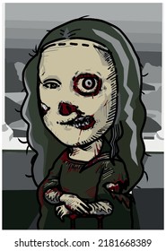 What if Mona Lisa is a zombie vector art