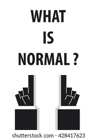 What Normal Typography Vector Illustration Stock Vector (Royalty Free ...