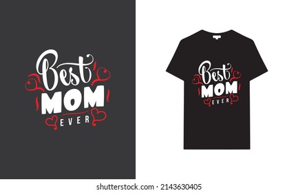 What it is phrase t shirt print design. Mother's day tshirt design. Minimalistic trendy mother day typography on short t shirt.