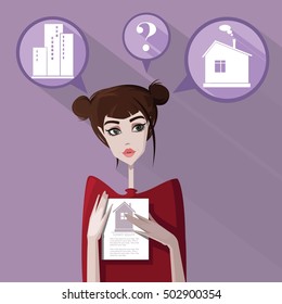 What to choose? The question of choice between the house and the apartment. 