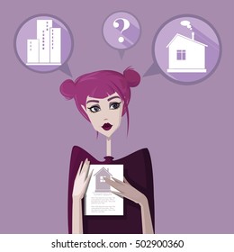 What to choose? The question of choice between the house and the apartment. 