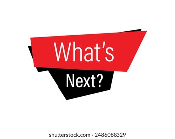 what s next text information sign