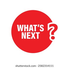 what s next text information sign