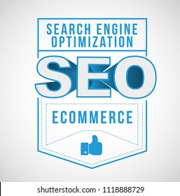 what is seo question vector illustration sign. isolated over a white background