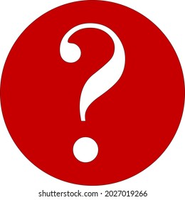 " qué signo " sobre el tema rojo