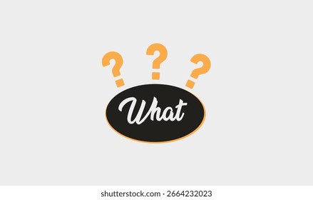Qué signo de interrogación de texto es el diseño de forma redonda para usar.
