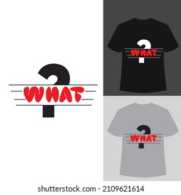 What  t-shirt typography design vector