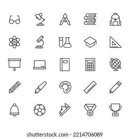 What you see here is a collection of icons of black educational images.