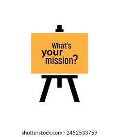 What is your mission on white background