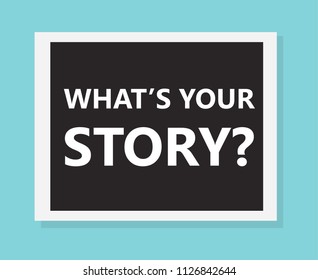 what is your story concept- vector illustration