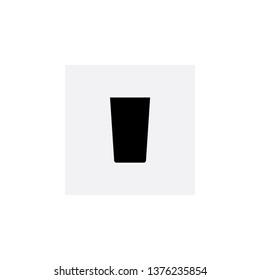 whater glass icon vector