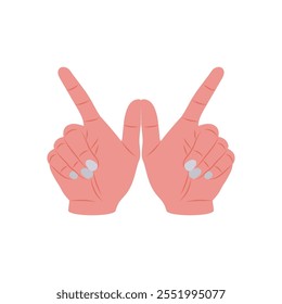 Whatever Hand Gesture Icon, Vector illustration