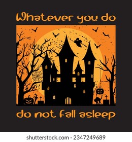 Whatever you do Halloween t shirt design