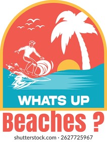 Whats Up Beaches- Graphic design 