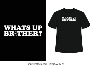 Whats Up Brother Special Players Funny tee, boost your game with our 'Sketch What's Up Brother' design, Celebrating special teams, plays, and players, this tee embodies the essence of teamwork 