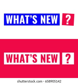 What's next? Flat vector illustration on white and red background.