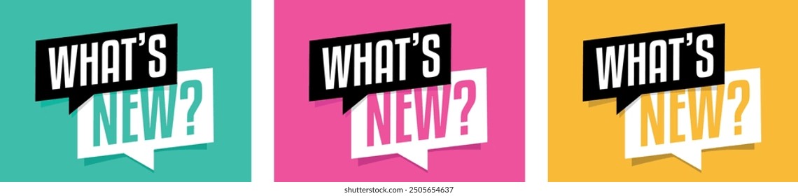 What's new on speech bubble
