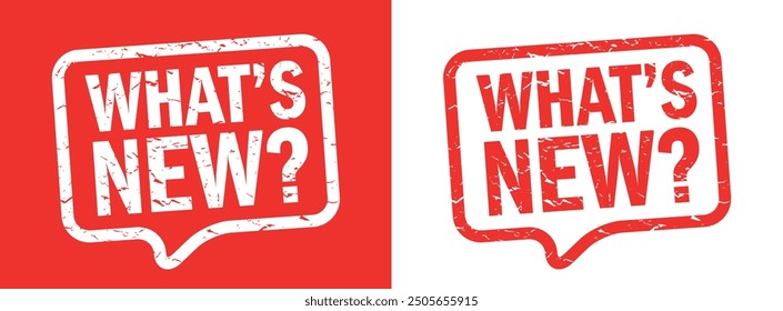 What's new on speech bubble