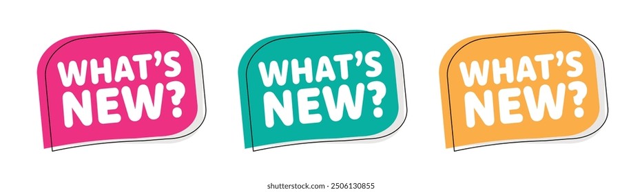 What's new on speech bubble