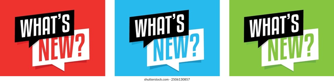 What's new on speech bubble