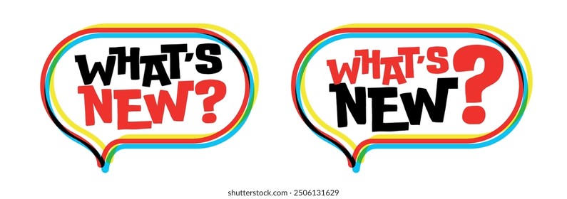 What's new on speech bubble