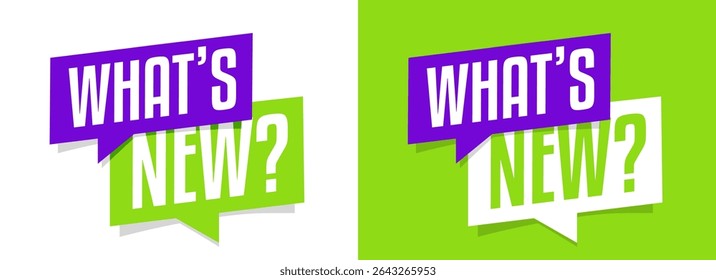 What's new on speech bubble
