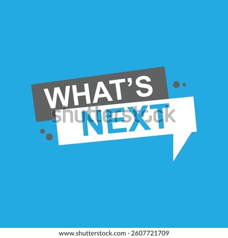 what's next icon template background illustration vector design.