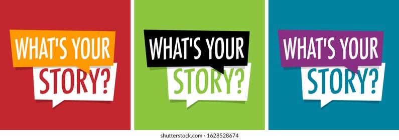 What's your story on speech bubble