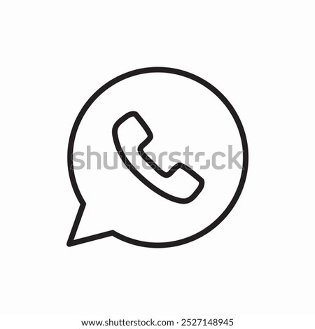 whatsapp call icon sign vector