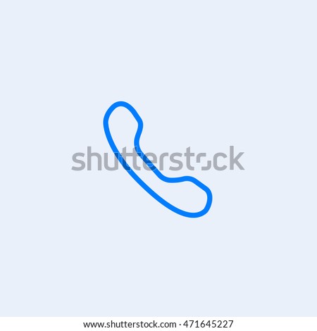 whatsapp messenger call icon vector, Mobile application user interface sign