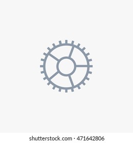 WhatsApp messenger settings icon vector isolated on white background, editing profile