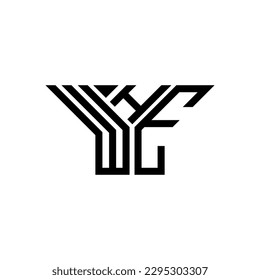 Diseño creativo del logotipo de la carta WHE con gráfico vectorial, logotipo WHE sencillo y moderno.