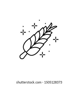 Wheal, grain icon. Element of October festival icon