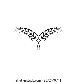 Wheat Agriculture icon. vector illustration symbol design.