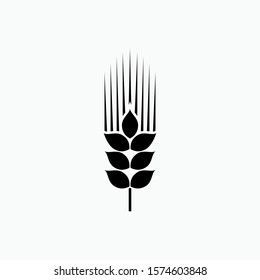 Wheat Agriculture Icon - Vector, Sign and Symbol for Design, Presentation, Website or Apps Elements.