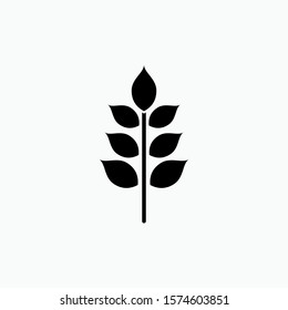 Wheat Agriculture Icon - Vector, Sign and Symbol for Design, Presentation, Website or Apps Elements.