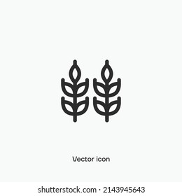 Wheat, agriculture vector icon. Premium quality.