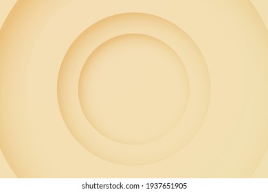 wheat backgrounds. Abstract 3d circle papercut layer background.