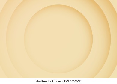 Wheat Backgrounds. Abstract 3d Circle Papercut Layer Background.