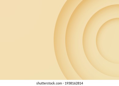 wheat backgrounds. Abstract 3d circle papercut layer background.