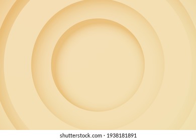 wheat backgrounds. Abstract 3d circle papercut layer background.