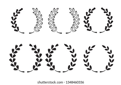 Wheat or barley ears, vector illustration